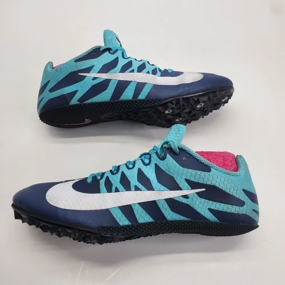 Nike Womens Zoom Rival S Running Shoes Size 9 Blue 907565-414
